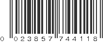 UPC 023857744118