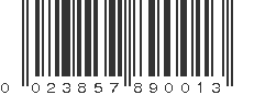 UPC 023857890013