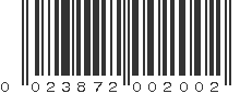 UPC 023872002002