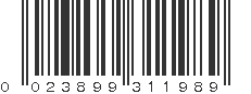 UPC 023899311989