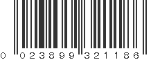 UPC 023899321186