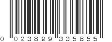 UPC 023899335855