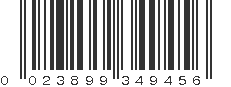 UPC 023899349456