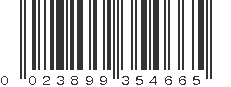 UPC 023899354665