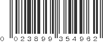 UPC 023899354962