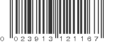 UPC 023913121167