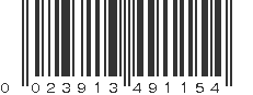 UPC 023913491154