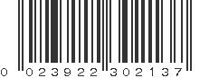 UPC 023922302137