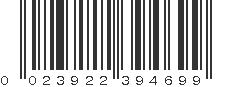 UPC 023922394699