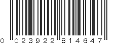 UPC 023922814647
