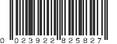 UPC 023922825827