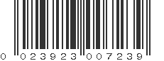 UPC 023923007239