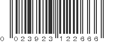 UPC 023923122666