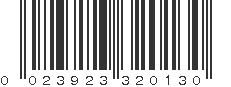 UPC 023923320130