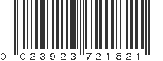 UPC 023923721821