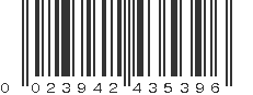 UPC 023942435396