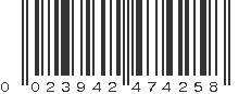 UPC 023942474258