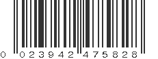 UPC 023942475828