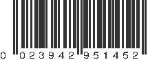 UPC 023942951452