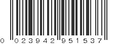 UPC 023942951537