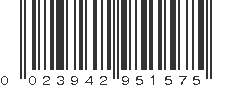 UPC 023942951575