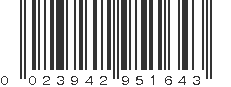 UPC 023942951643