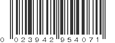 UPC 023942954071