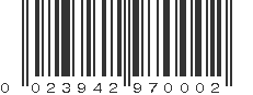 UPC 023942970002