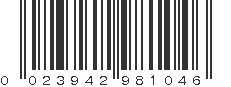 UPC 023942981046