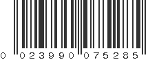 UPC 023990075285