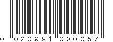 UPC 023991000057