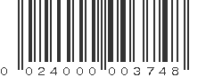 UPC 024000003748