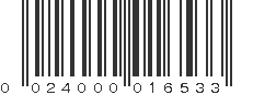 UPC 024000016533