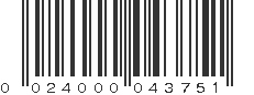 UPC 024000043751