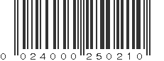 UPC 024000250210