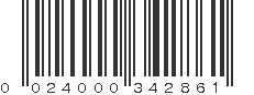 UPC 024000342861