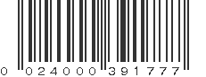 UPC 024000391777