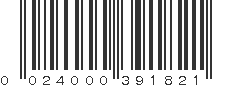 UPC 024000391821