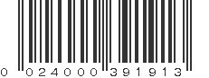 UPC 024000391913