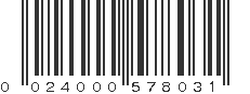 UPC 024000578031