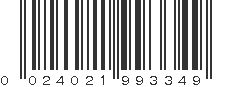 UPC 024021993349