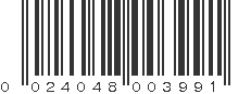 UPC 024048003991