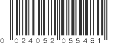 UPC 024052055481