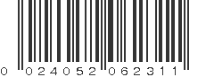 UPC 024052062311