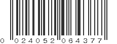 UPC 024052064377