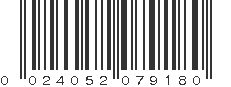 UPC 024052079180