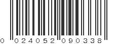 UPC 024052090338