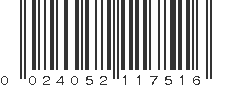 UPC 024052117516