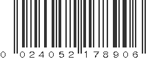 UPC 024052178906