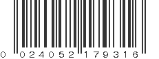 UPC 024052179316